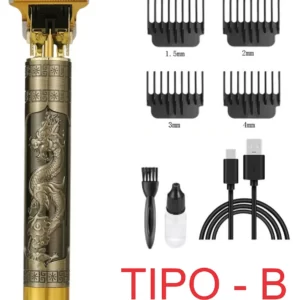 Máquina de cortar cabelo T9 para homem Máquina de cortar cabelo USB com carregamento sem fios para barba e aparador de cabelo