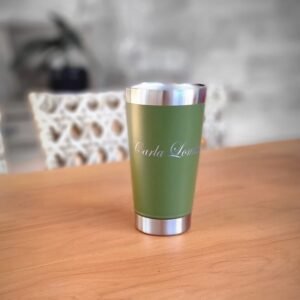 Copo térmico 473ml com gravação a laser